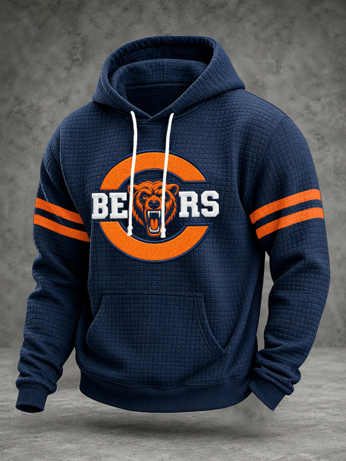 Men'S Football Printed Casual Hoodie