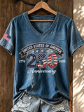Women's Casual Print Short-Sleeve T-Shirt
