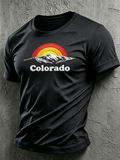 Men'S Colorado 150Years Anniversary Casual T-Shirt