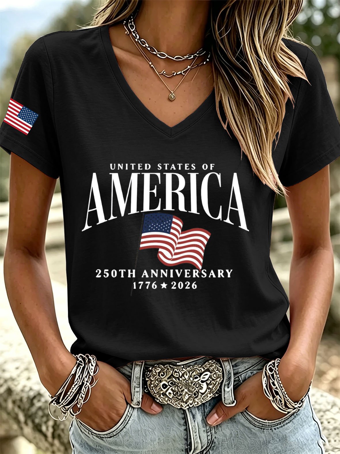 Women's Casual Print Short-Sleeve T-Shirt