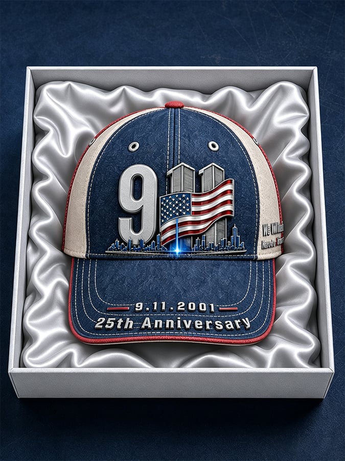 Unisex We Will Never Forget 9 11 Print Baseball Cap