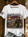 Women'S Colorado Strong Printed T-Shirt