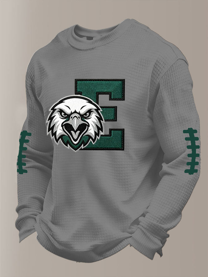 Men'S Football  Printed Waffle T-Shirt