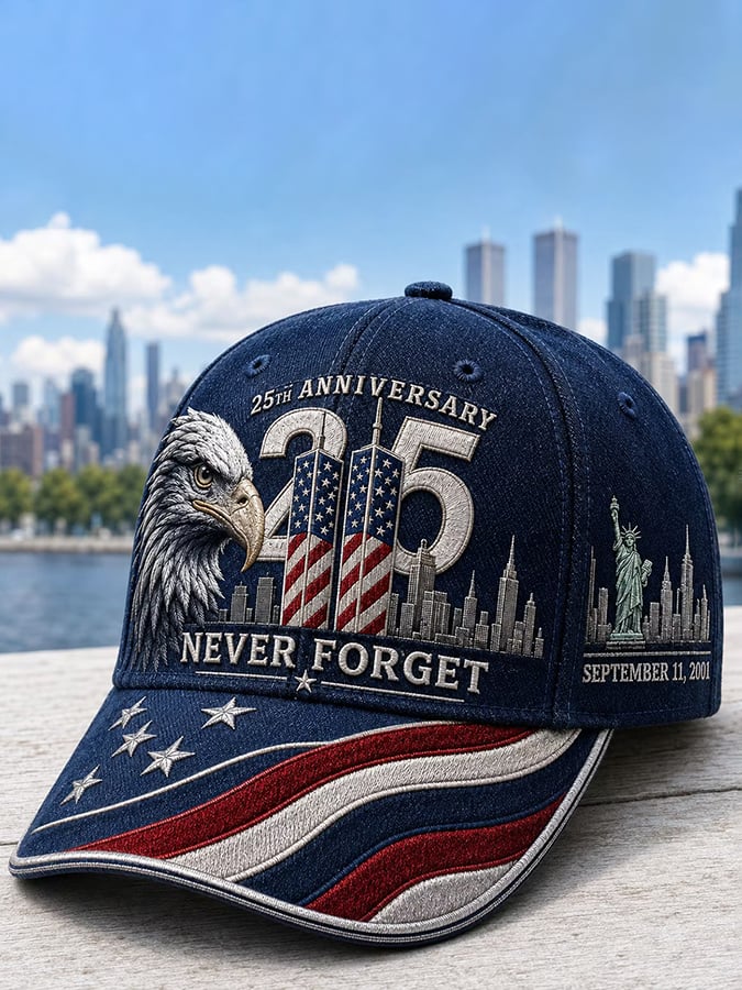 9.11 Never Forget Commemorative Printed Hat