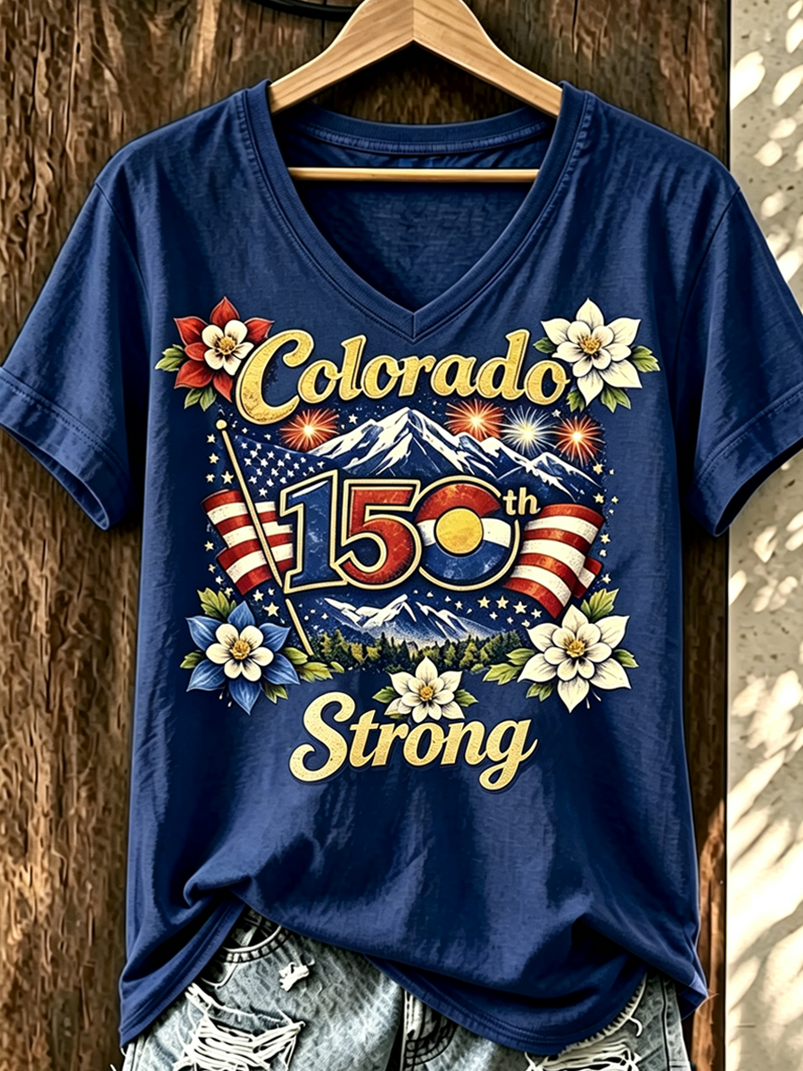 Women's Casual Colorado Strong T-shirt