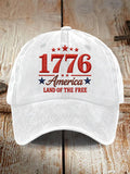 250Th Anniversary Washed Cotton Duckbill Cap For Both Men And Women
