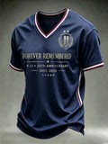 Men's 9/11 Anniversary Casual Printed T-shirt