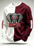 Men's Rugby Pattern Waffle T-shirt