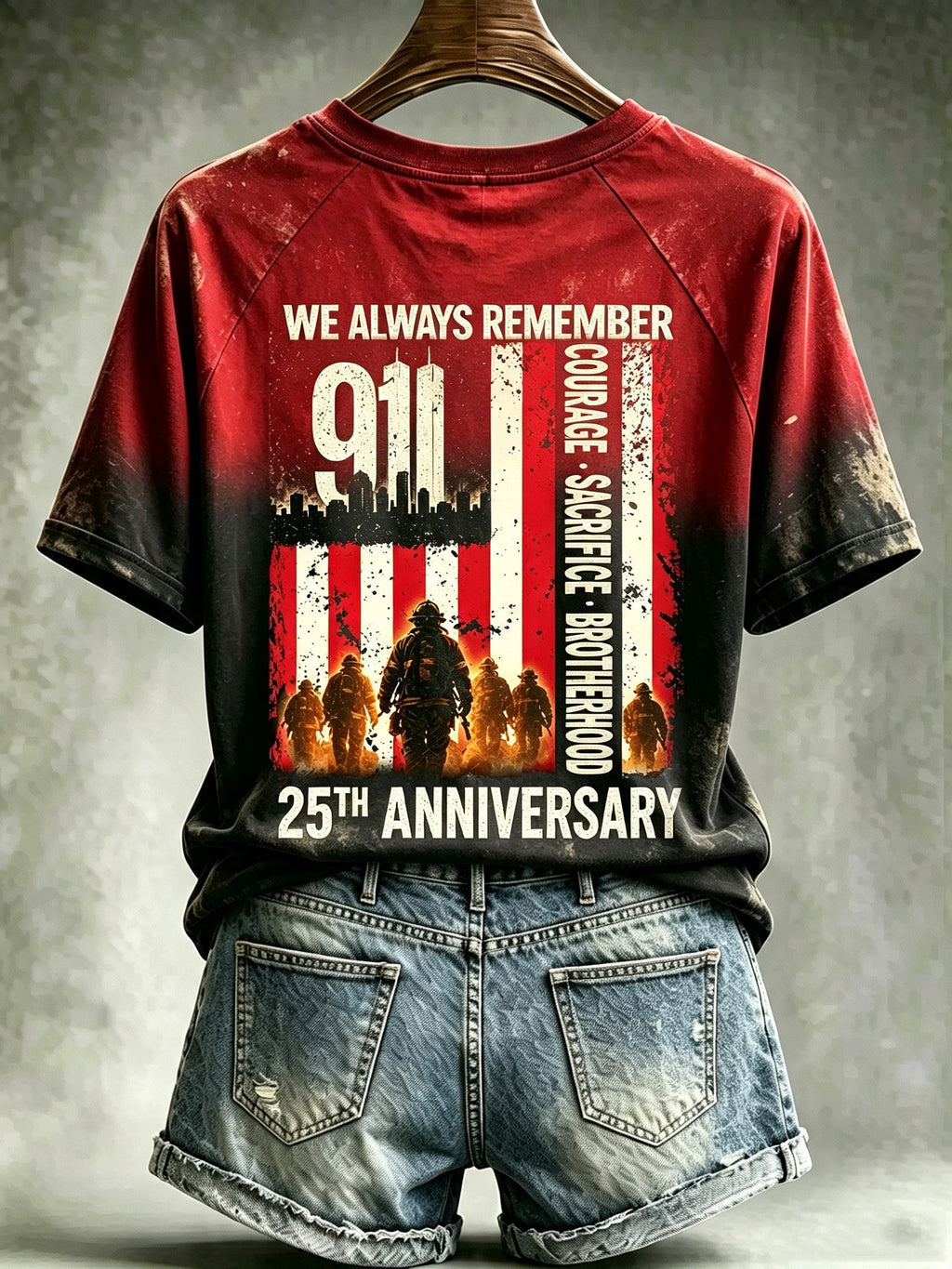 Women's 9/11 Memorial Graphic Top