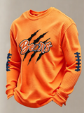 Men'S Football Printed Waffle T-Shirt