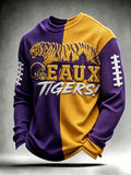 Men's Football Printed Waffle T-Shirt