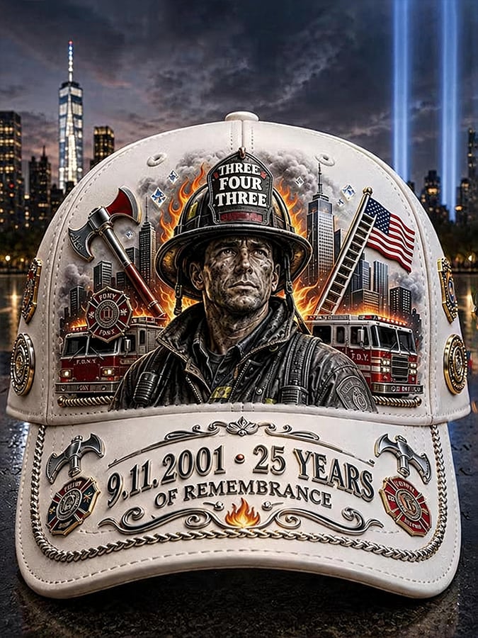 9.11 Never Forget Commemorative Printed Hat