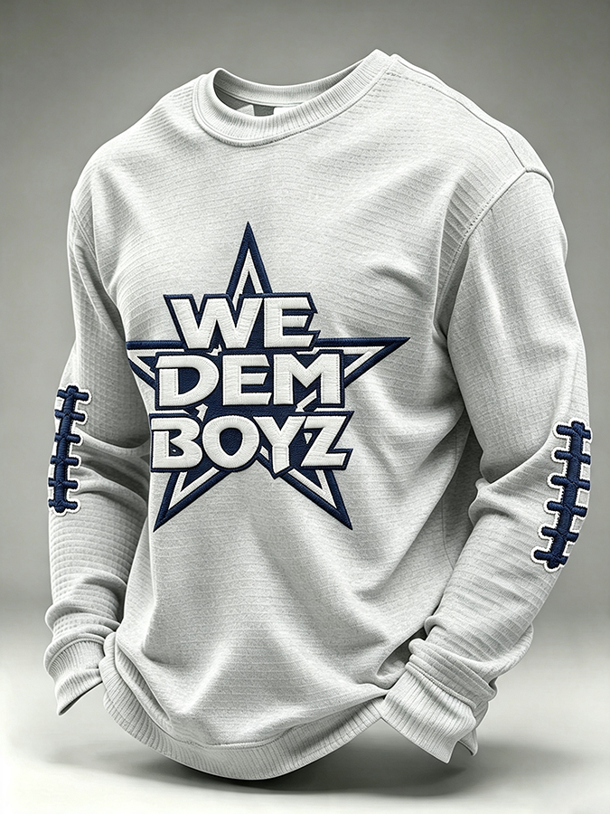 Men'S Retro Football Waffle T-Shirt