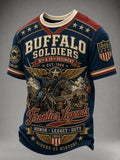 Buffalo Soldier Vintage Frontier Legends 3D Graphic T-Shirt