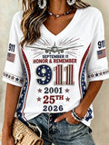 Women's US 9/11 Patriot Day T-Shirt