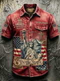 Men'S 250Th Anniversary National Faith Print  Shirt
