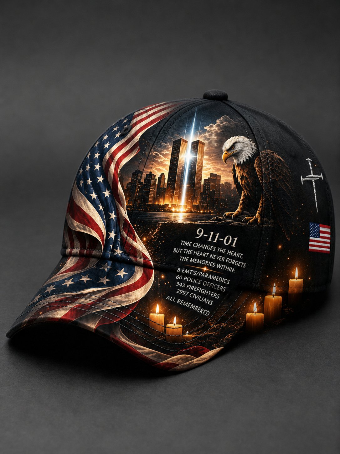 9/11 Memorial Baseball Cap(Unisex)
