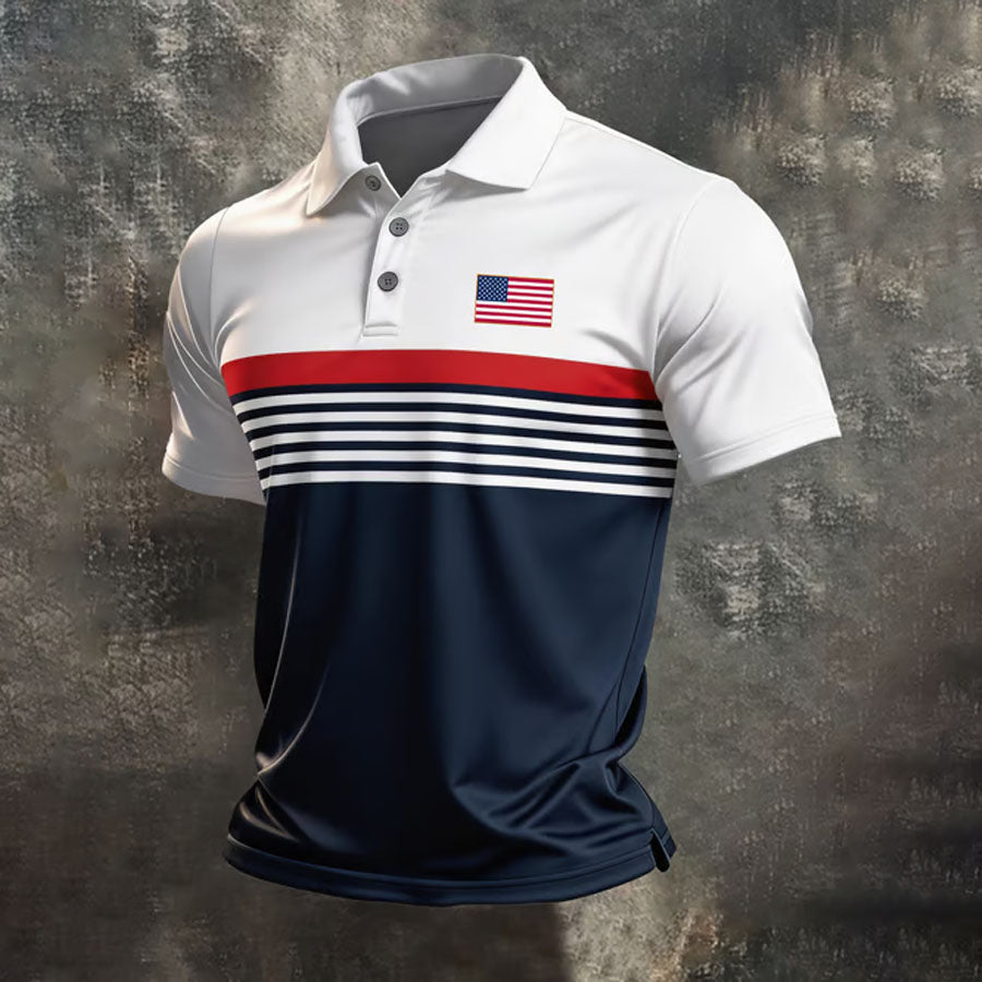 Men'S 250 Years Independence Day Polo Shirt