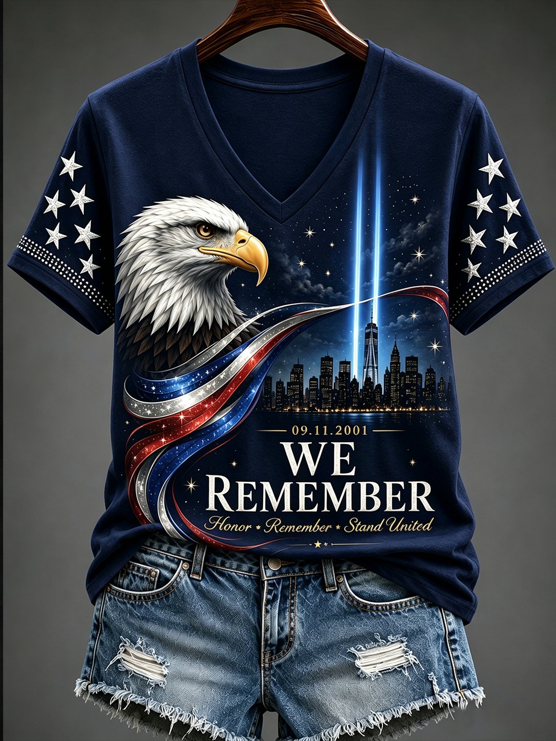 Women's US 9/11 Patriot Day T-Shirt