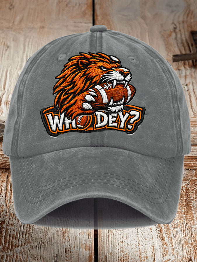 Unisex Football Print Hat