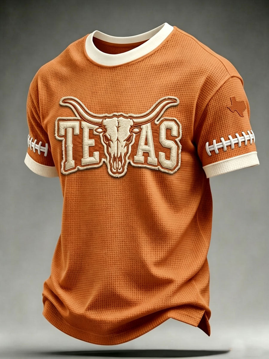 Men's Football Fan Waffle T-Shirt