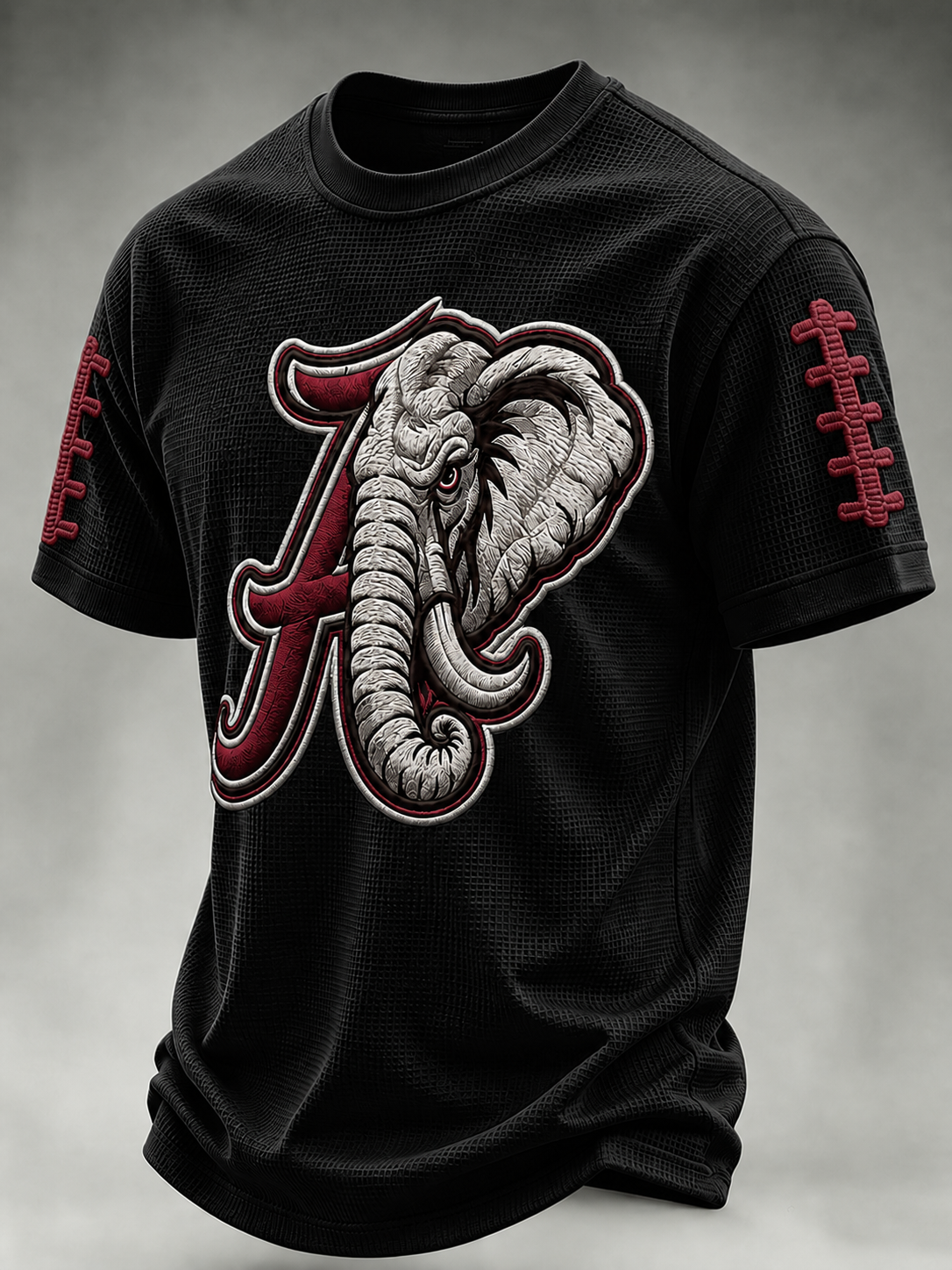 Men'S Football  Printed  Waffle T-Shirt