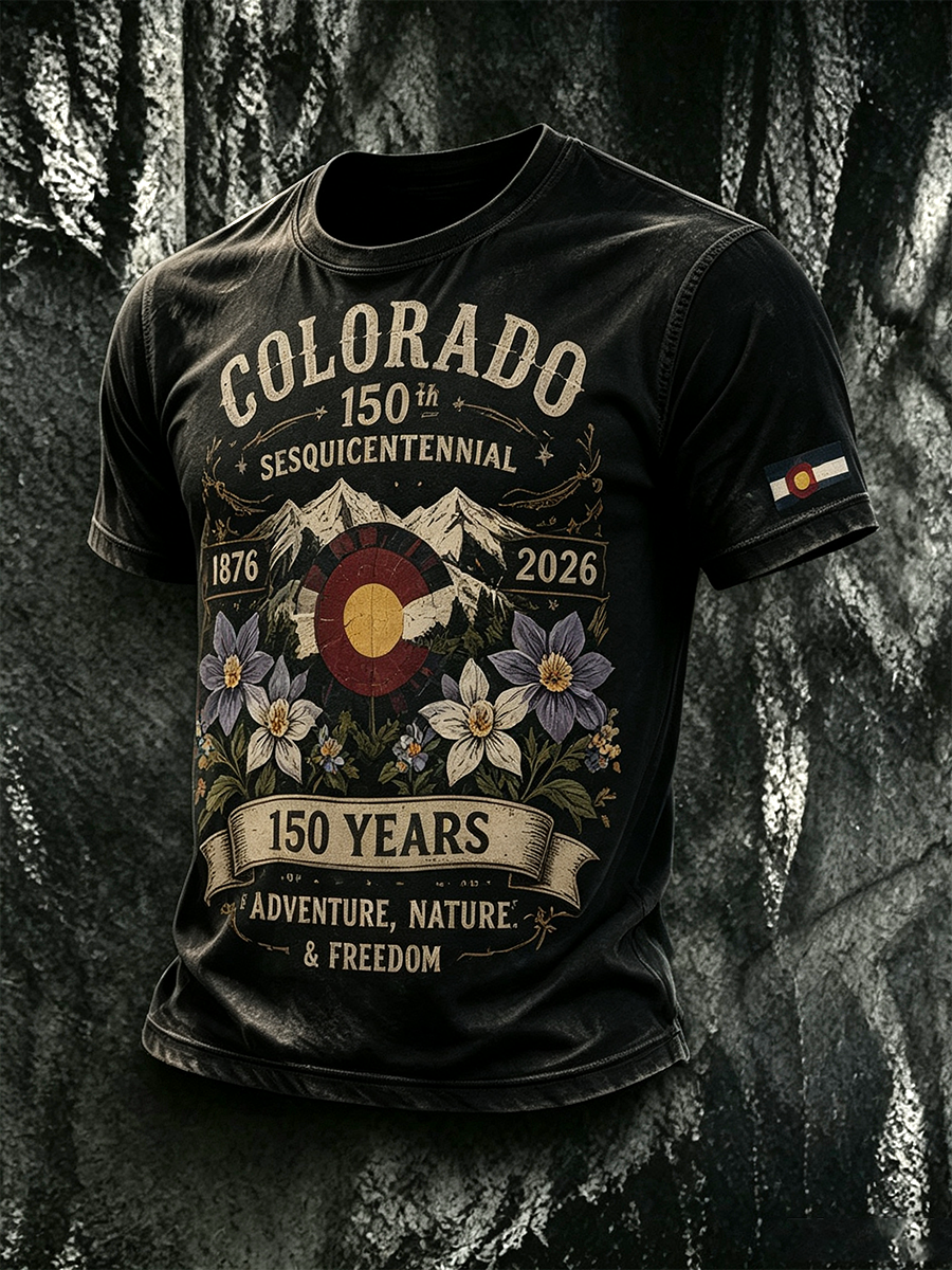 Men'S Colorado Printed T-Shirt