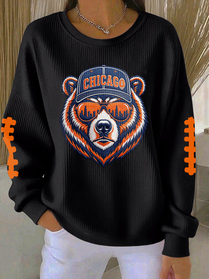Women'S Football Printed Top