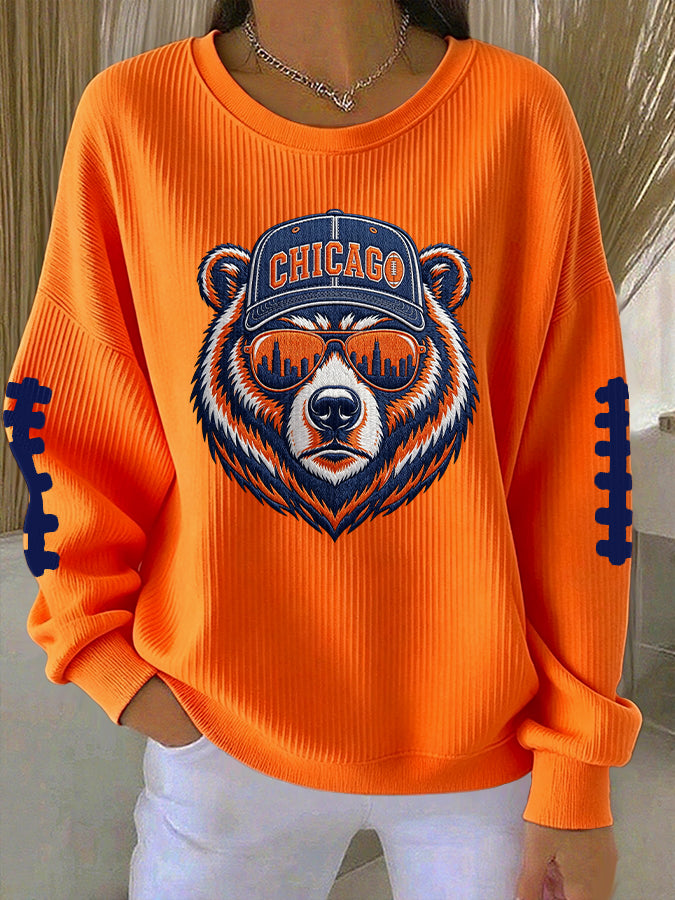 Women'S Football Printed Top