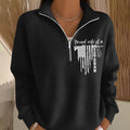 Women's Proud Veteran Casual Zip-Up Sweatshirt
