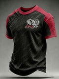 Men'S Football Fan Waffle T-Shirt