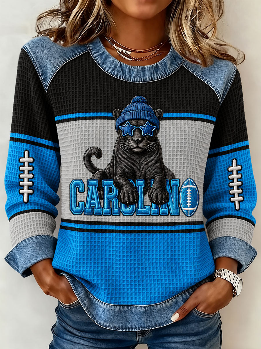 Women's American Football Waffle Sweatshirt