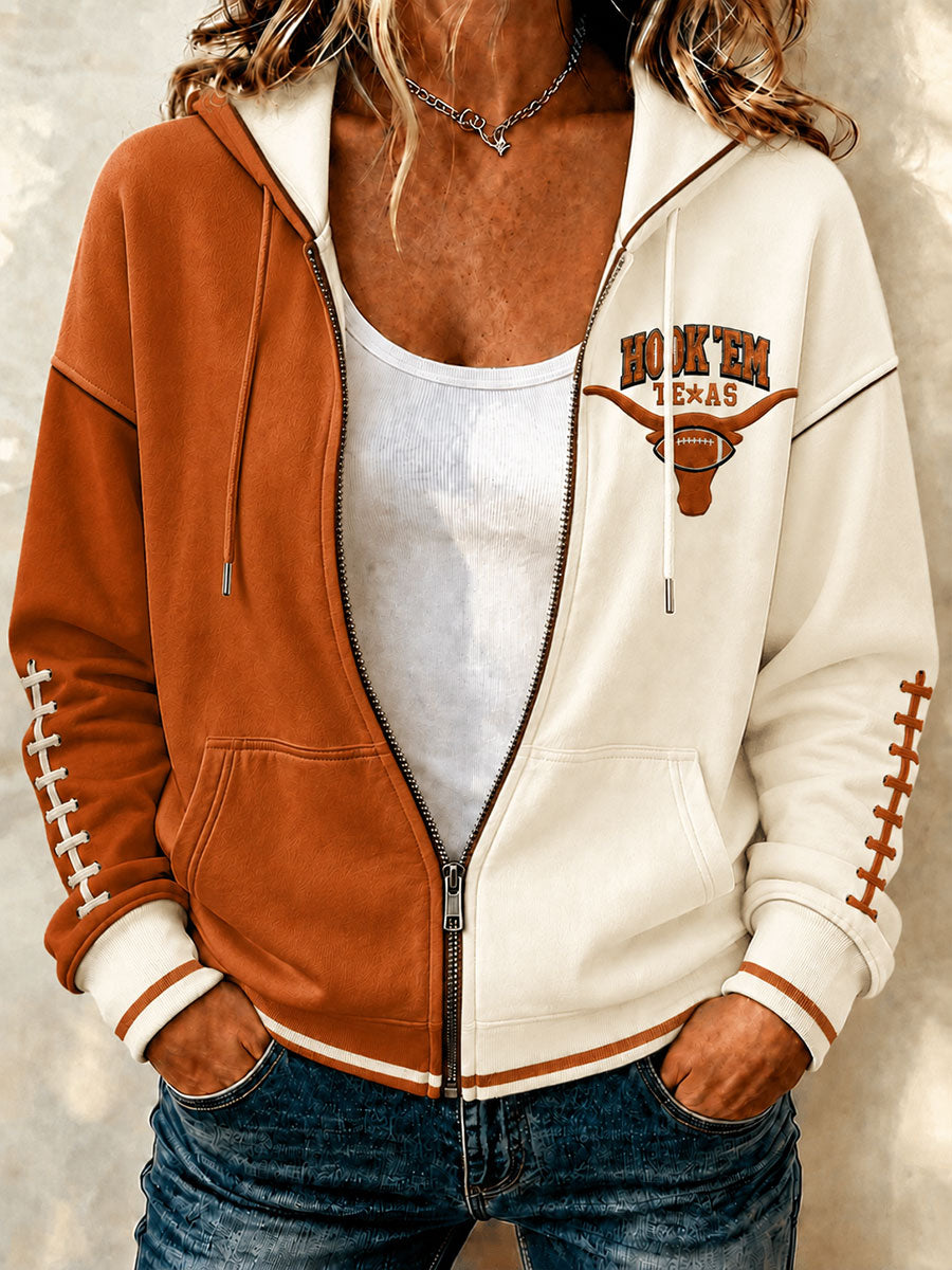 Women's American football Print Hoodie