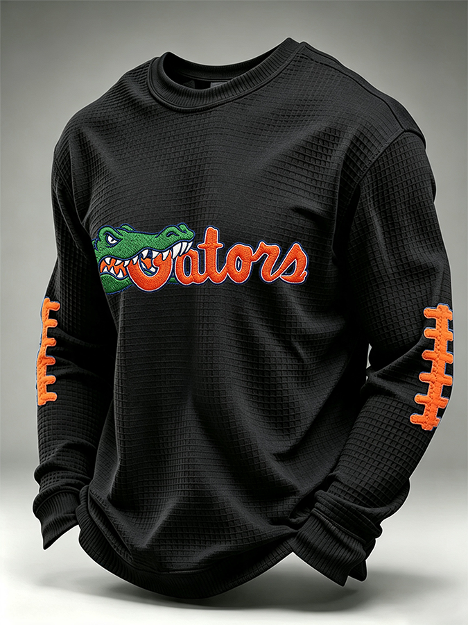 Men'S Retro Football Waffle T-Shirt