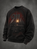 Men's 9/11 Commemorative Print Sweatshirt