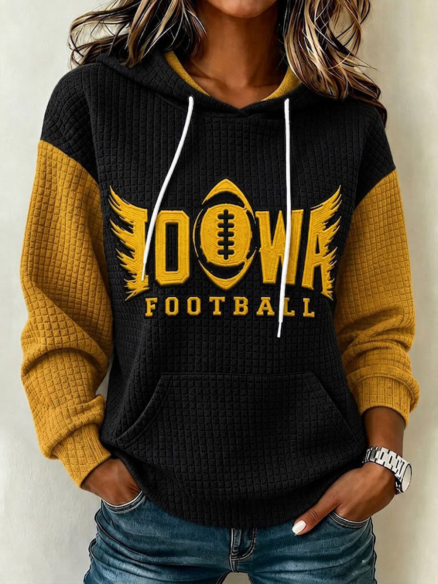 Women's Football Print Sweatshirt