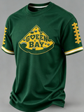 Men's Football Print Waffle T-Shirt