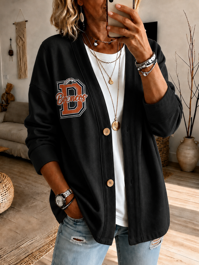 Women'S Football Fan Cardigan