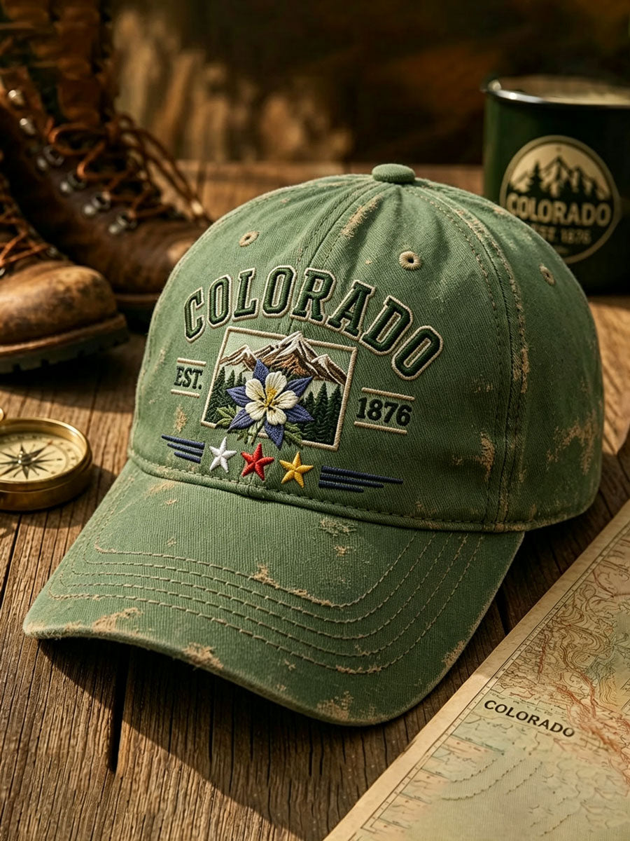 Unisex Colorado Casual Baseball Cap