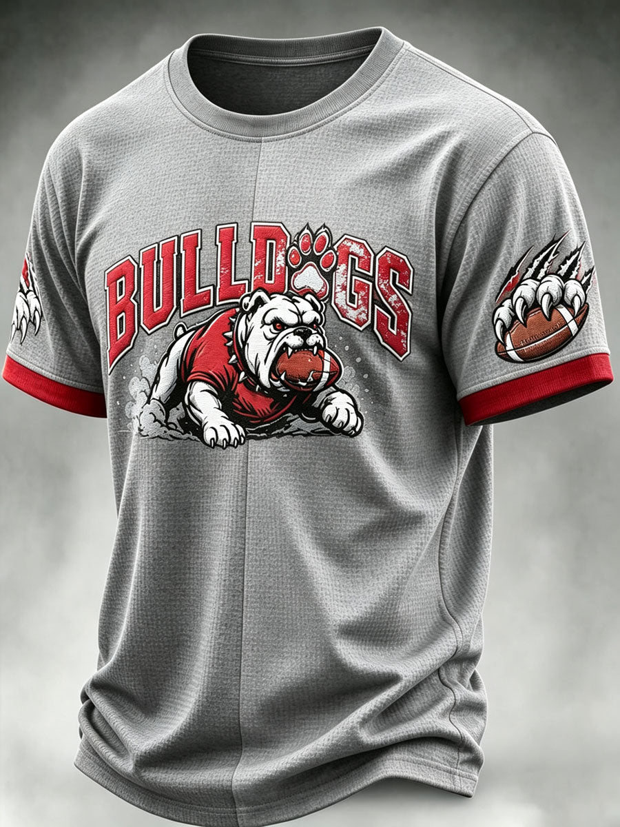Men'S Football Fan Waffle T-Shirt