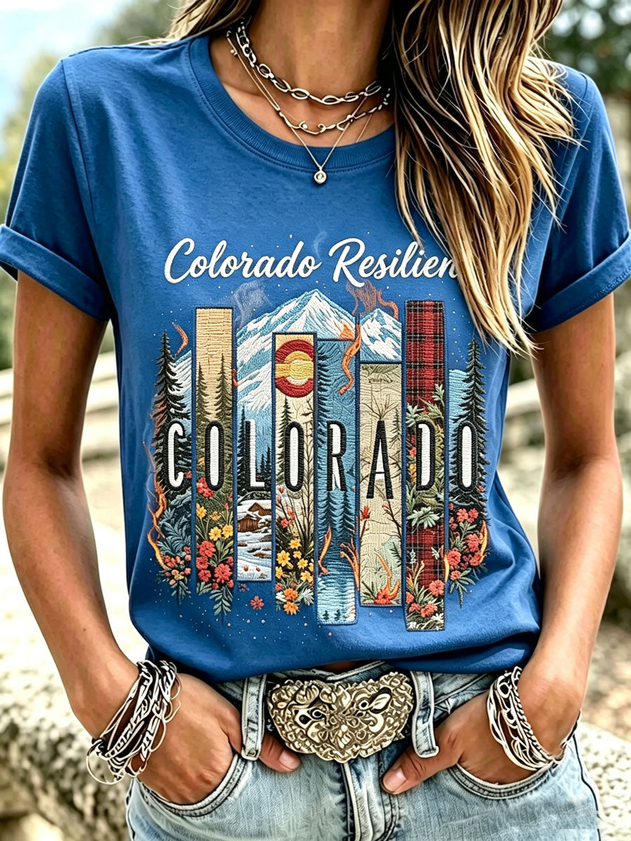 Women'S Colorado Resilient  Casual T-Shirt