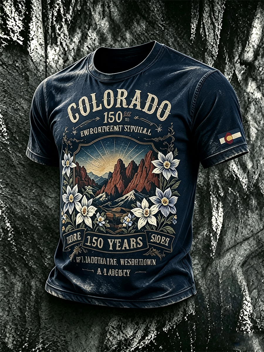 Men'S Colorado Printed T-Shirt