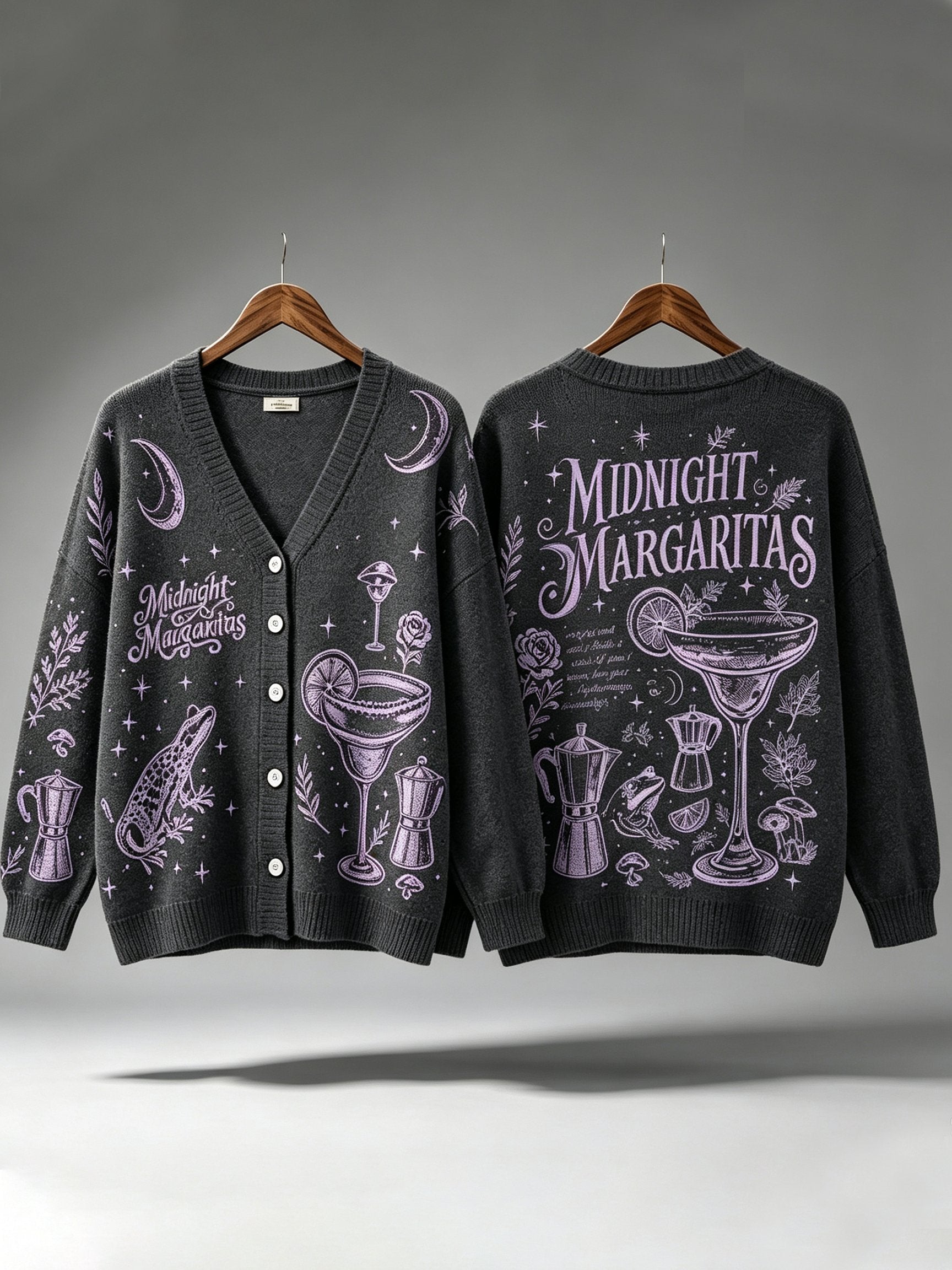 Women's Midnight Margaritas Printed Cardigan