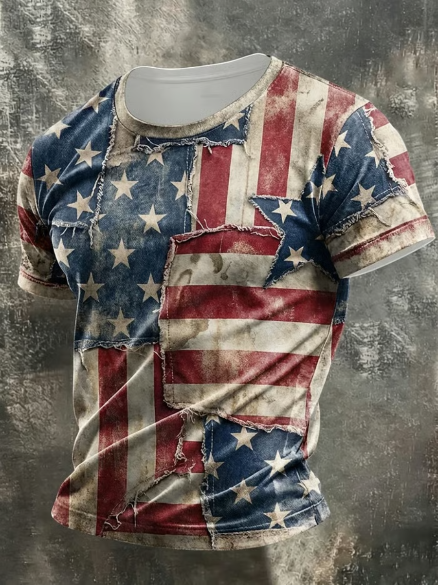 Men's 250th Anniversary Vintage Printed T-shirt
