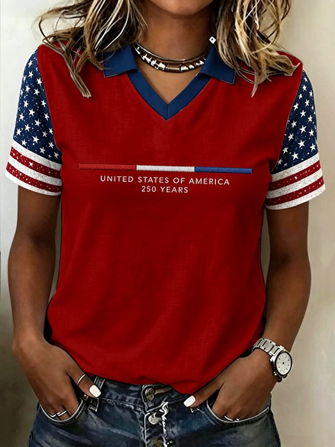 Women's United States 250TH Anniversary Print Shirt