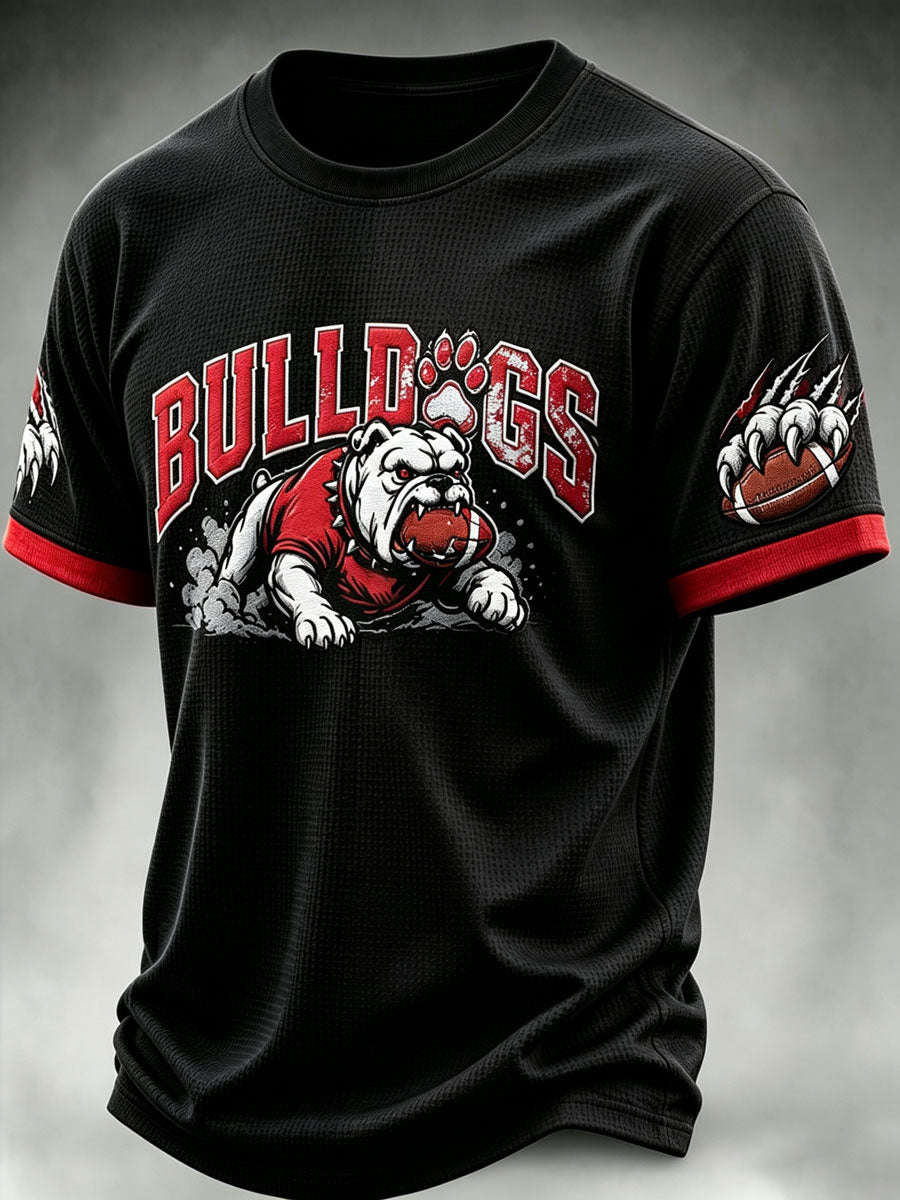 Men'S Football Fan Waffle T-Shirt