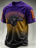 Men's Baltimore Ravens Football Club Raven Head Printed T-shirt