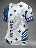 Men's Football Printed Short-Sleeve T-Shirt