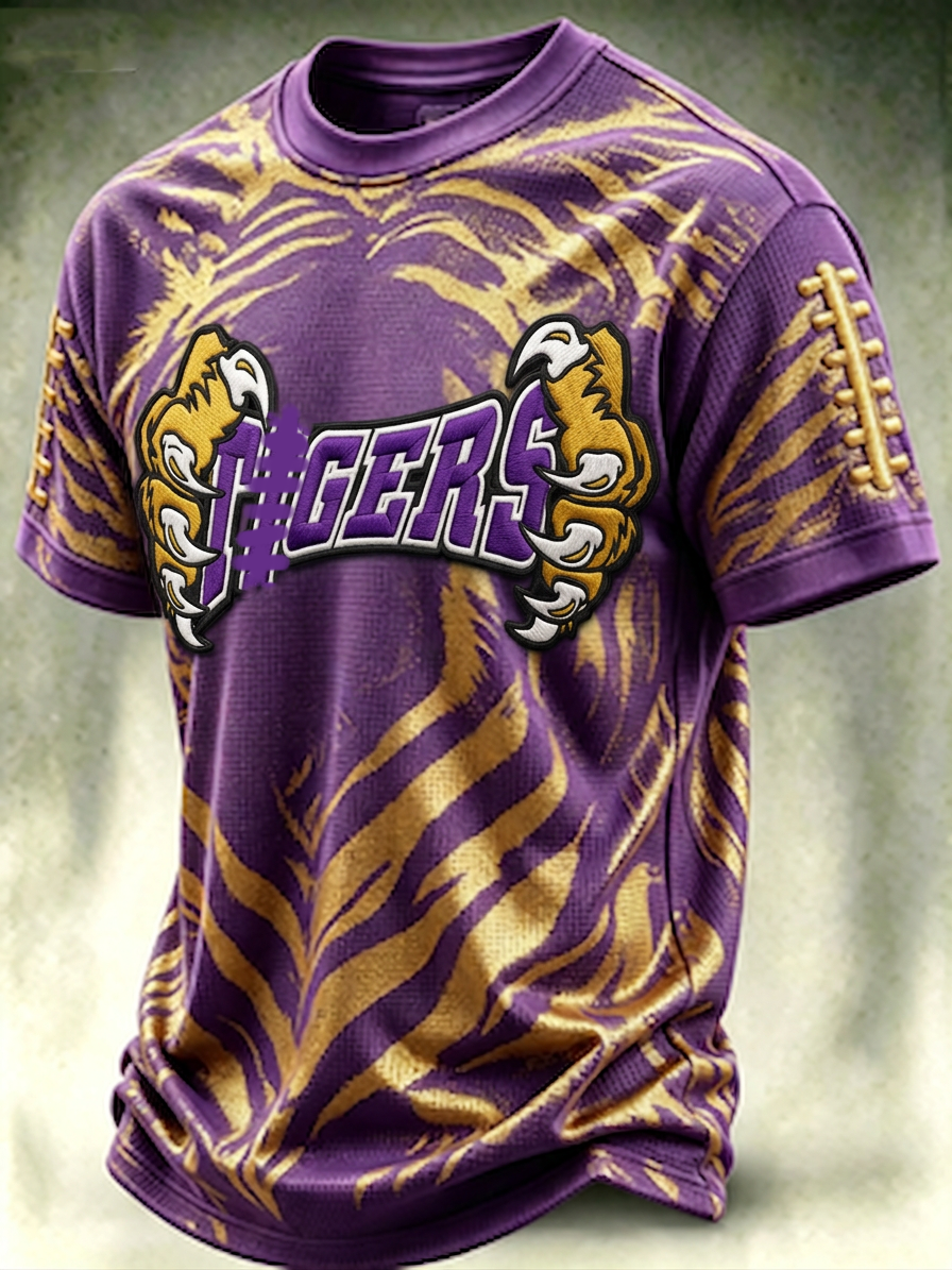 Men's Football Fan Waffle T-Shirt