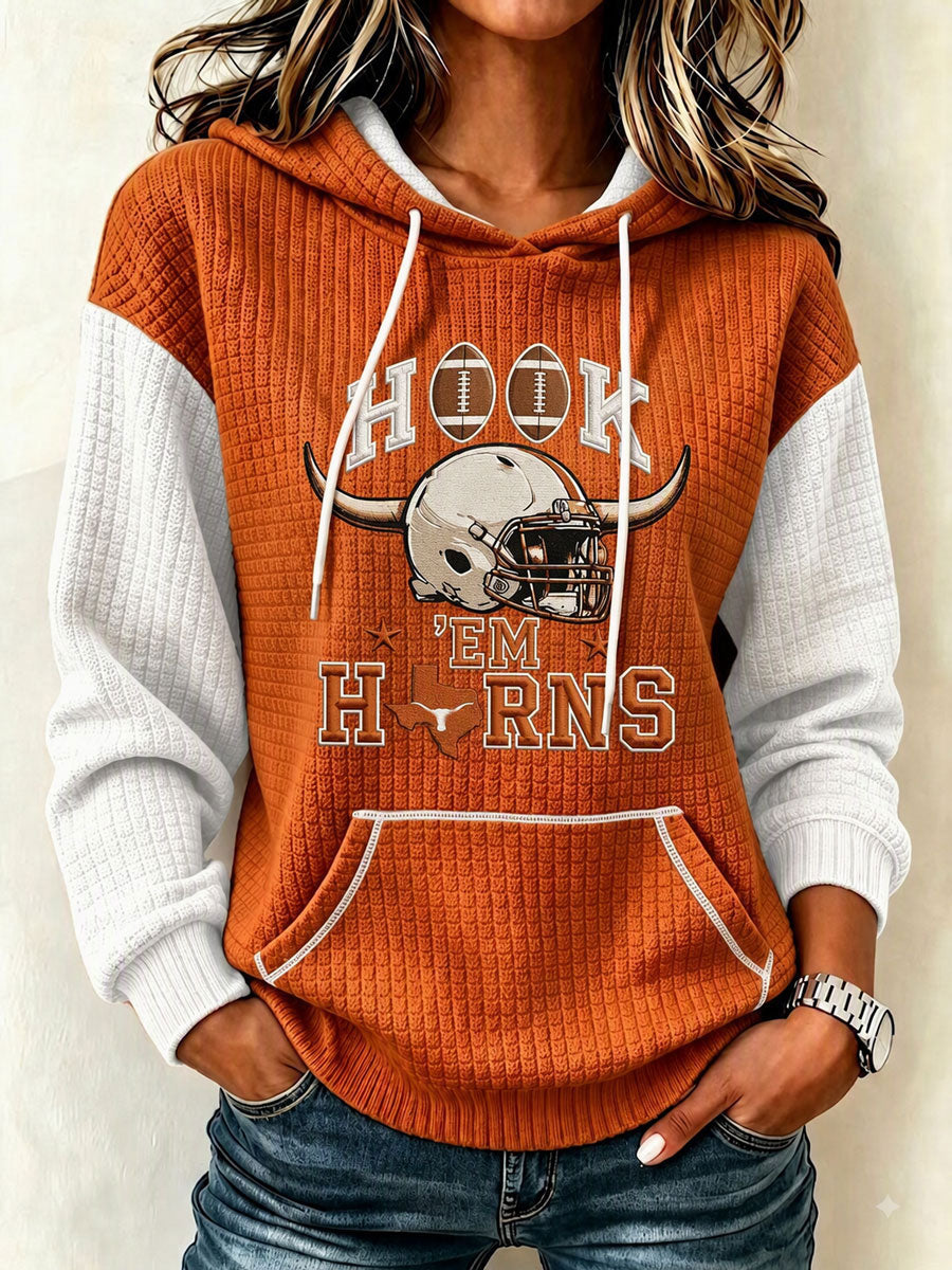 Women's Football Print Sweatshirt